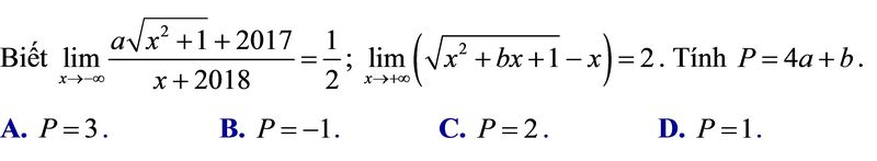 giới hạn của hàm số